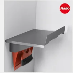 Hailo Universalablage 3271811 Ablage mit Kehr-Set 289 x 480 x 158 mm Metall dunkelgrau