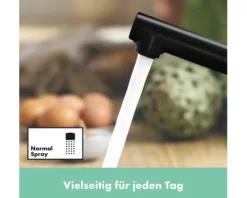 hansgrohe Einhebel Küchenarmatur ZESIS M33 schwarz matt 74806670