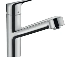 hansgrohe Küchenarmatur mit Ausziehauslauf FOCUS 220 M43 chrom 71842000