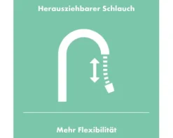 hansgrohe Küchenarmatur mit Handbrause ZESIS LEAN M34 chrom 74814000
