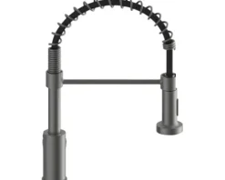Küchenarmatur flexibel mit Brause TIBER graphit matt