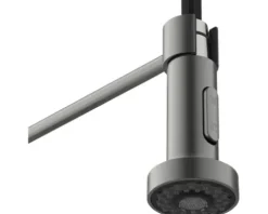 Küchenarmatur flexibel mit Brause TIBER graphit matt