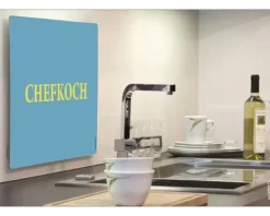 Küchenrückwand mySPOTTI pop Chefkoch ocean 59x41 cm