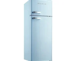 Kühl- und Gefrierkombination Wolkenstein GK212.4RT LB blau BxHxT 54.5 x 145.6 x 62.6 cm Kühlteil 172 l Gefrierteil 39 l