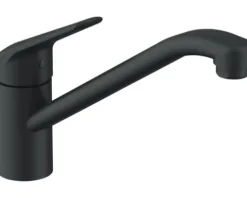 Niederdruckarmatur Einhebel Küchenarmatur ENIF schwarz matt 350746
