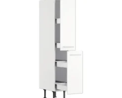 Optifit Apothekerschrank Bengt932 BxTxH 30 x 58,4 x 176,6 cm weiß matt zerlegt KFBE MHFZ306-8+