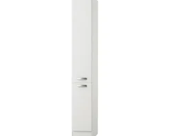 Optifit Apothekerschrank Lagos286 BxTxH 30 x 57,1 x 206,8 cm weiß glänzend zerlegt Anschlag reversibel KULG HFZ306-9+