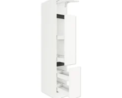 Optifit Apothekerschrank Luca932 BxTxH 30 x 57,1 x 206,8 cm weiß matt zerlegt KLLU HFZ306-0+