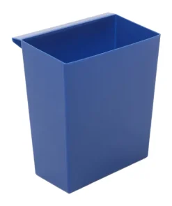 PROREGAL Einsatzbehälter Für Viereckigen Kegelförmigen Papierkorb HxBxT 26,5 x 15 x 24 cm Kunststoff Blau