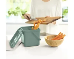Rotho Biomülleimer Kunststoff BIO 5 l grün