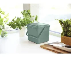 Rotho Biomülleimer Kunststoff BIO 5 l grün