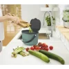Rotho Biomülleimer Kunststoff ALBULA 3,2 l grün