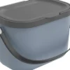 Rotho Biomülleimer Kunststoff ALBULA 3,2 l himmelblau