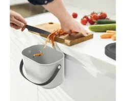 Rotho Biomülleimer Kunststoff ALBULA 3,2 l weiß