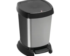 Rotho Treteimer Kunststoff PASO 6 l grau