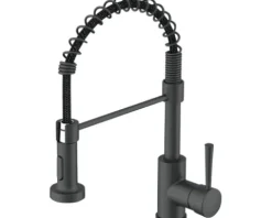 SERIES Küchenarmatur flexibel Niederdruckarmatur TIBER schwarz matt