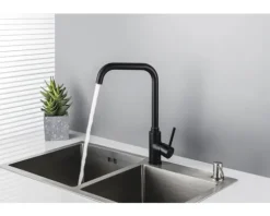 SERIES Küchenarmatur mit Einhebelmischer FULU schwarz matt