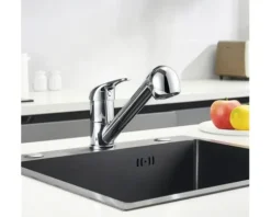 SERIES Küchenarmatur mit Handbrause IMAI chrom glänzend