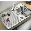Spüle Blanco CLASSIC 40 S 780 x 510 mm edelstahl seidenglanz 511124 Becken rechts Mit Tropffläche