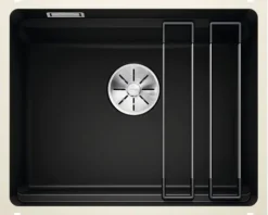 Spüle Blanco ETAGON 500-U 540 x 456 mm schwarz 525155