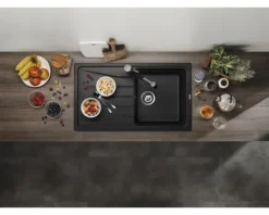 Spüle Blanco SONA 5 S 860 x 500 mm softweiß 527151