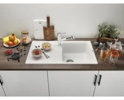 Spüle Blanco SONA 5 S 860 x 500 mm softweiß 527151