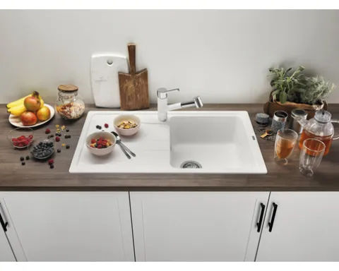 Spüle Blanco SONA 5 S 860 x 500 mm softweiß 527151