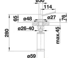 Spülmittelspender Blanco TORRE chrom 512593