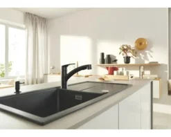 Spülmittelspender Grohe Quickfix Contemporary schwarz matt 1021652430