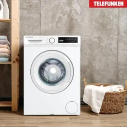 Telefunken Waschmaschine 8kg 1400 U/Min. Inverter Motor AquaStop 15 Programme W-8-1400-A-W weiß