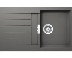 Unterbauspüle SCHOCK Signus D-100 U 860 x 500 mm silverstone SIGD100USIL