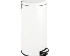Wenko Treteimer Leman Easy Close 30 l weiß matt