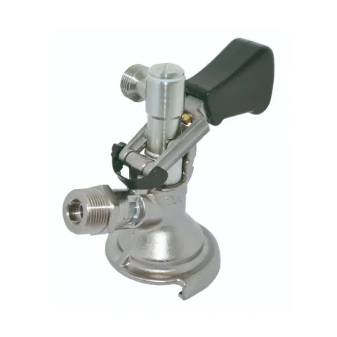 Zapfkopf, Keg Verschluss - Flach Fitting, Seitlicher Ausgang (Thekenanstich)